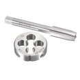 thumbnail image 1 of Unique Bargains M12 x 1.25mm Metric Tap and Die Set Machine Thread Tap with Round Die, 1 of 6