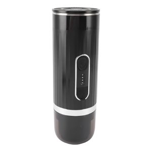 Machine à café portable, cafetière portative électrique 7500mAh Capacité 3 en 1 Noir à l'épreuve des fuites 12V 24V Charge de voiture pour le voyage