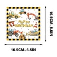 thumbnail image 3 of TIMIFIS Disposable Tableware Excavator Birthday Party Theme Tableware Set Disposable Decorative Tableware Paper Set Kitchen Appliances, 3 of 4