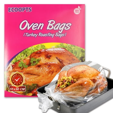 Turkey Oven Bags Large Size BPA Free Cooking Roasting Bags (10 Pack)