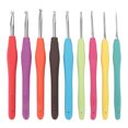 thumbnail image 2 of Crochet Hook Set, Crochet Needle Wear- Portable Ergonomic  for Knitting for Household for General Purpose for Professional Use, 2 of 8