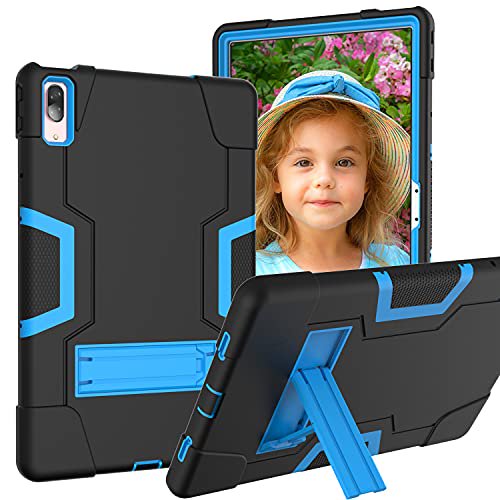 Mignova for Lenovo Tab P11 Pro Tablet Case , Heavy-Duty Drop-Proof and Shock-Resistant Rugged Hybrid Protective case(with Stand) for Lenovo Tab P11 Pro 11.5 inch (Model:TB-J706F/J706L)(Black/Blue)