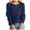 Bleu Foncé, variante sur Cardigan pour Femmes Chandail Classique Col Rond à Boutons Col Tricoté Ouvert Long Cardigans pour Femmes Cardigan d'Hiver Chandails pour Femmes Grands Chandails Doux pour Femmes Cardigan Léopard Chandail Long