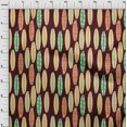 thumbnail image 4 of oneOone Rayon Brown Fabric Kids Floral Sewing Craft Projects Fabric Prints By Yard 56 Inch Wide, 4 of 4