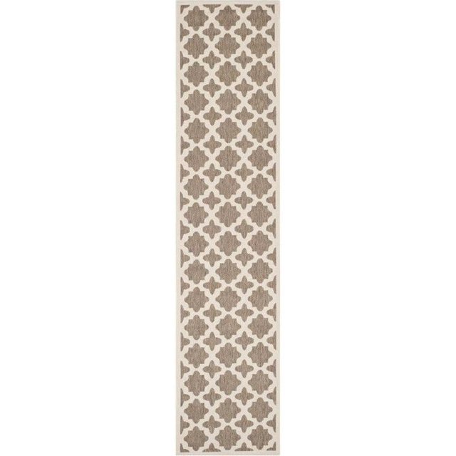 Safavieh Courtyard Brown Indoor Outdoor Rug - Runner 2'3" x 10'