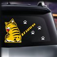 thumbnail image 4 of Cartoon Cat Moving Tail Paws Sticker Window Reflective Sheeting 3D Car Decal Rear Wiper Funny Outside Styling Windshield Auto Vehicle Decoration, 4 of 7
