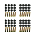 thumbnail image 2 of 4 Set Rear Leaf Spring for Club Car Gas Electric Golf Cart Bushing and Sleeve Kit, 1015583 1012303 1992 Up, 2 of 7
