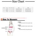 thumbnail image 2 of Birdeem Womens Bikini Split Swimwear Solid Bikini Two-Piece Split Swimwear Set, 2 of 6