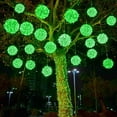 thumbnail image 1 of EIGTHTAIL Christmas String Lights Outdoors  7.9” Sphere Lights  Ball Tree Garden Globe Lights for Home  Party  Christmas  Porch Patio Wedding  Garden Tree Decoration with Plug, 1 of 6