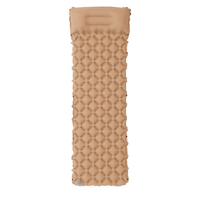 Ultra-Lightweight Inflatable Sleeping Pad with Foot Pump for Outdoor Comfort!
