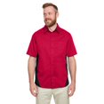thumbnail image 1 of Harriton Chemise à Manches Courtes Colorblock pour Hommes M586, 1 of 3