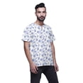thumbnail image 2 of Atasi Kurta Courte Ajustée en Coton Cambric Imprimé Col Trou de Serrure Chemise Décontractée, 2 of 5