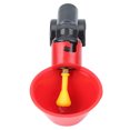 thumbnail image 3 of Poultry Waterer, 2in Removable Farm Water Bowl, Anti-falling Buckle Type Automatic For Pigeons Quail Farms Use Chicken Feeding Livestock Backyards Use, 3 of 8