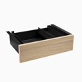 thumbnail image 1 of Desky Minimal Under Desk Drawer - Classic Oak Laminate / Black, 1 of 10