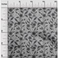 thumbnail image 2 of oneOone Georgette Viscose Gray Fabric Floral Craft Projects Decor Fabric Printed By The Yard 42 Inch Wide, 2 of 4