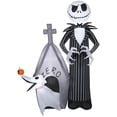 thumbnail image 1 of Halloween Inflatable Jack Skellington and Zero Scene, 1 of 5