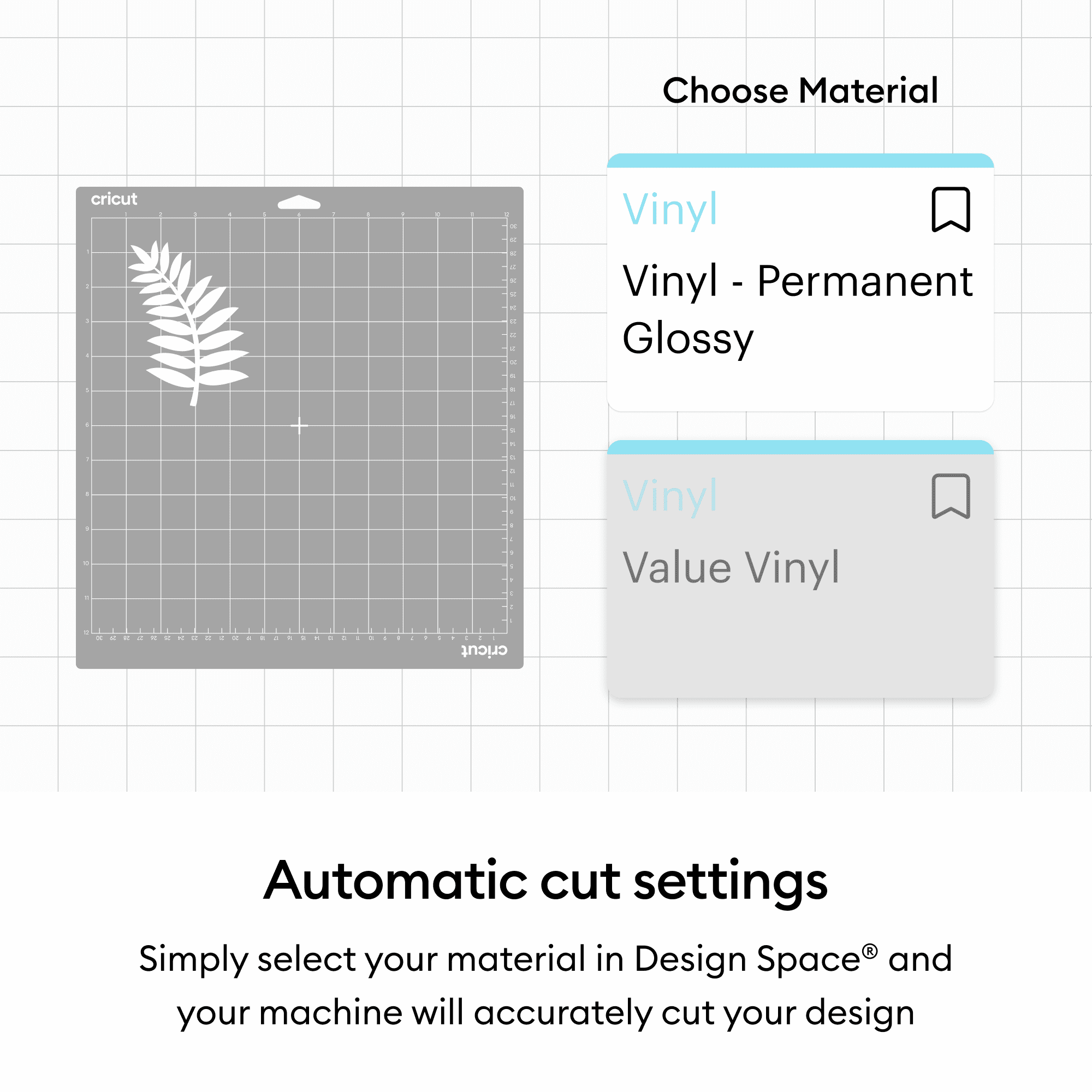 Cricut® Vinyl – Removable, Essentials Sampler (12 ct)