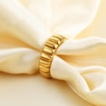 thumbnail image 3 of LYMAYTER Party Ring Finger Band - Raised Grain, Geometric, Electroplated, Punk Style, 3 of 6
