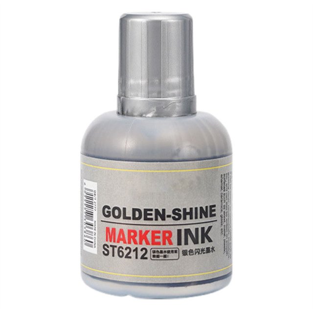 CHENMEI Gold Silver White High Gloss Oily Marker Ink Refiller Can Replace Ink 20ml