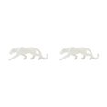 thumbnail image 4 of Transemion en Résine Animal Forme Sculpture Brillant Décoratif Décoration Ornement Blanc 2Set, 4 of 6