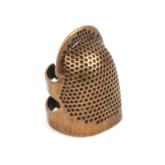 2pcs Adjustable Thimble Household Sewing Knitting DIY Tools Quilting DIY Tools ThimbleQuilting Sewing ThimbleKnitting DIY Craft Brass Metal Thimble