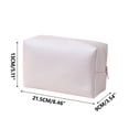 thumbnail image 1 of LiveSatisfy Clearance Travel Makeup Bag, Large Opening Makeup Bag, Portable Makeup Bag Opens Flat for Easy Access, Toiletry Bag, PU Leather Makeup Bag, Large Cosmetic Organizer for Women, 1 of 2