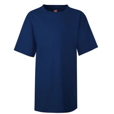 Hanes T-Shirt Nano-T pour Enfants, TG, Marine