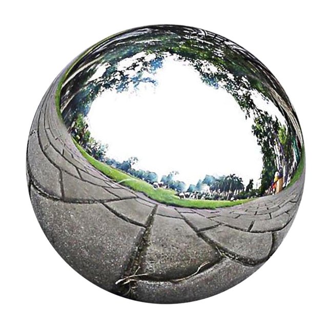 DOLITY 1 Pce - Sphère MIRROP - Boules à Regarder - Boules Creuses - Acier Inoxydable - 12 mm 12 cm