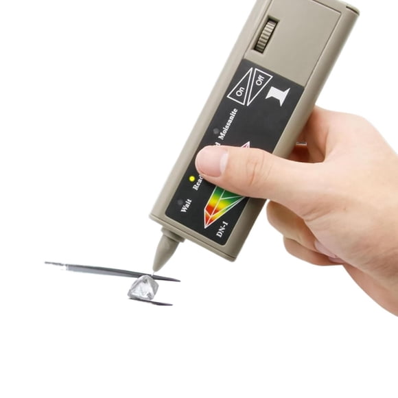 Testeur de Diamants, Testeur de Moissanite, Stylo de Test 2-en-1, Sélecteur de Diamants Portable, pour le Test de Moissanite Synthétique Ou de Diamants Véritables