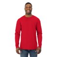 thumbnail image 1 of Fruit Of The Loom T-Shirt à Manches Longues pour Hommes, P, Rouge Ardent, 1 of 1