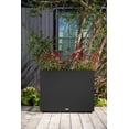 thumbnail image 3 of Veradek Block Series Span Medium Plastic Planter - Black, 3 of 11