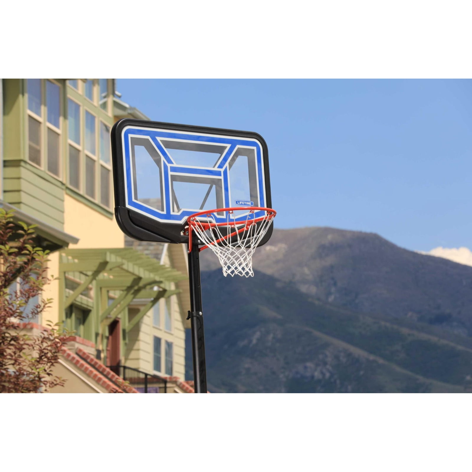 Panier de basket portable réglable à vie (polycarbonate de 44 pouces)