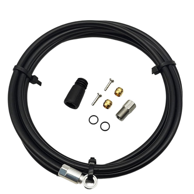 GLFILL 200CM Bicycle Hydraulic Disc Brake Line Oil Hose Olive Insert Set For SLX For XT For XTR Bike Oil Tube Radiator Tube Clutch