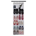 thumbnail image 1 of PRETXORVE Door Shoe Organizer 24 Pockets, Hooks, Large Nonwovens Mesh Pocket, 1 of 1