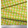 thumbnail image 2 of Soimoi Rayon Fabric Dot,Circle & Honeycomb Design Geometric Print Fabric by Yard 56 Inch Wide, 2 of 3