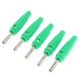 thumbnail image 4 of funtasica 5Pieces 4mm Wire Audio Speaker Cable Banana Plug Connectors Adapter green, 4 of 7