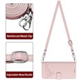 thumbnail image 3 of iPhone 14 Case ,Cat PU Leather Crossbody Lanyard Strap RFID Magnetic Wallet Compatible with iPhone 14 Cover, 3 of 5