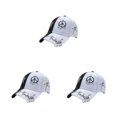 thumbnail image 3 of Baohd Stylish Adjustable Baseball Cap For Summer And Sun Protection Stylish And Practical Hats For Women black white rings 3Set, 3 of 6