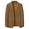 thumbnail image 3 of Kcodviy Spring Summer Men's Lightweight Mens Suit Set Summer Suit Jacket Casual Men S Suits Set Stretch Slim Fit Button Mens Pin Striped Suit Sport Coats, 3 of 4