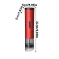 thumbnail image 3 of Moulin à Poivre Électrique à Mouture Réglable / Rechargeable par USB / Noyau en Céramique / Lot de 3 / ABS Acier Inoxydable / Blanc Bleu Rouge / Portable 9 Pouces, 3 of 7
