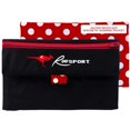 thumbnail image 2 of The RooSportPlus Magnetic Running Pouch - Magnetic Pocket to Hold Cell Phone, Wallet, Earphones - Securely Carry Essentials While Running - Magnetic Closure for Convenience - Theme Park Red, Large, 2 of 4