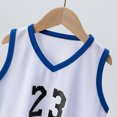thumbnail image 4 of Ensemble d'Été pour Enfants : Camisole de Basketball et Shorts - Séchage Rapide, Sans Manches, Bretelles Ajustables, 4 of 5