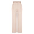 thumbnail image 4 of Timegard Womens Formal Pants Elastic High Waist Straight Leg Solid Color Office Work Lounge Pants Pockets, 4 of 4