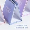 thumbnail image 4 of yeacher 2025 Solid Color Mini Desk Calendar Monthly Standing Metal Coil Calendar Table Planner for Home Office School, 4 of 10