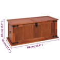 thumbnail image 4 of vidaXL Coffre de Rangement 90x45x40 cm Bois d'Acacia Massif, 4 of 5