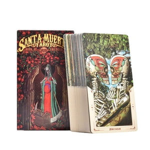78 Sheets Santa Muerte Tarot Cards Board Game Card