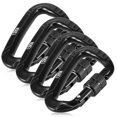 thumbnail image 1 of Amdohai 4pcs 12KN Twist Locking Carabiner Snag Free Carabiner Pet, 1 of 7