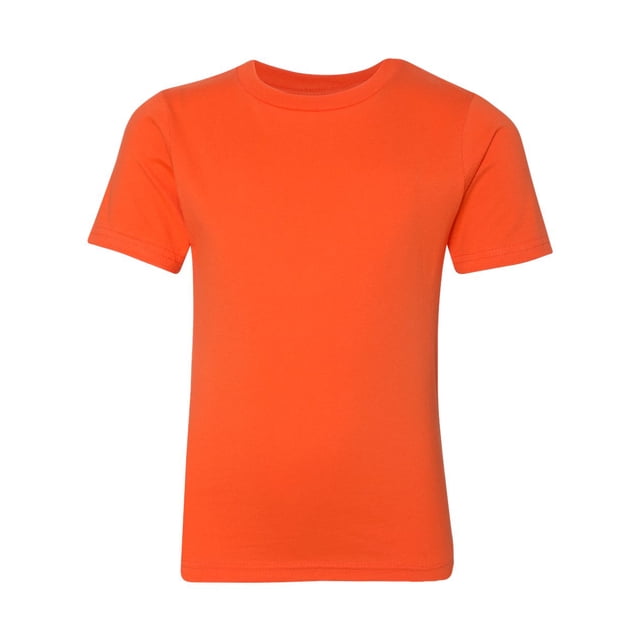 Next Level Chandail Ras du Cou en Coton pour Jeunes, TP, Orange Classique