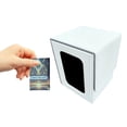 thumbnail image 3 of Leather Trading Card Holder with Clear Display Window for Secure Storage and Organized of Game Cards, 3 of 5