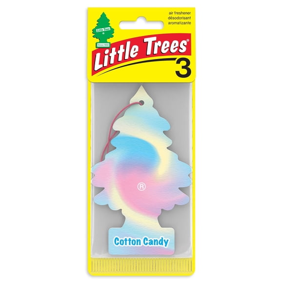 LITTLE TREES air freshener Cotton Candy 3-Pack